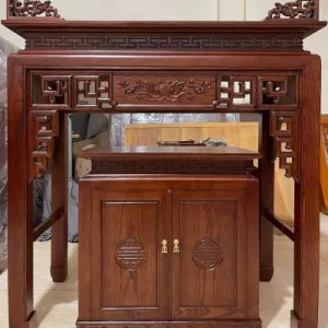 Bộ bàn thờ gỗ Sồi