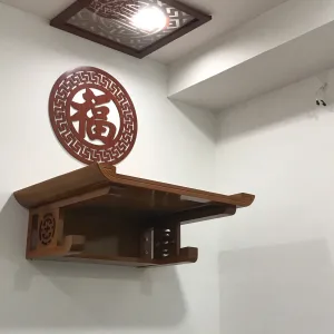 Bàn Thờ Treo Tường Gỗ Tự Nhiên Hiện Đại